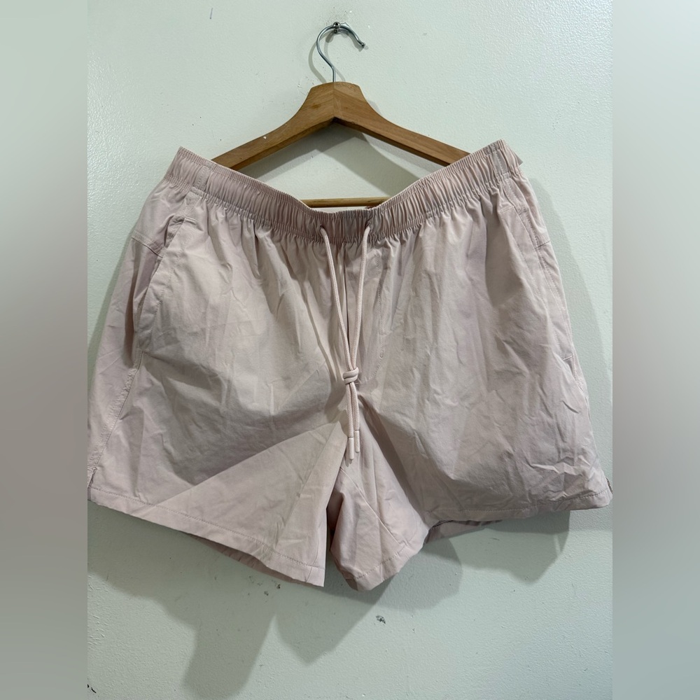 VRST Women's Pale Blush Drawstring Bermuda Shorts